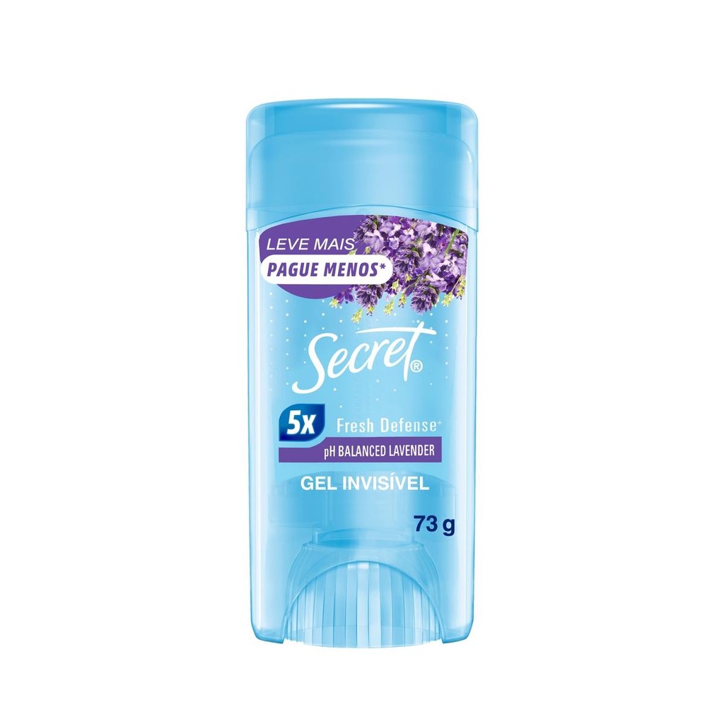 Desodorante Antitranspirante Secret PH Balanced Lavanda 73g em Oferta na Shopee