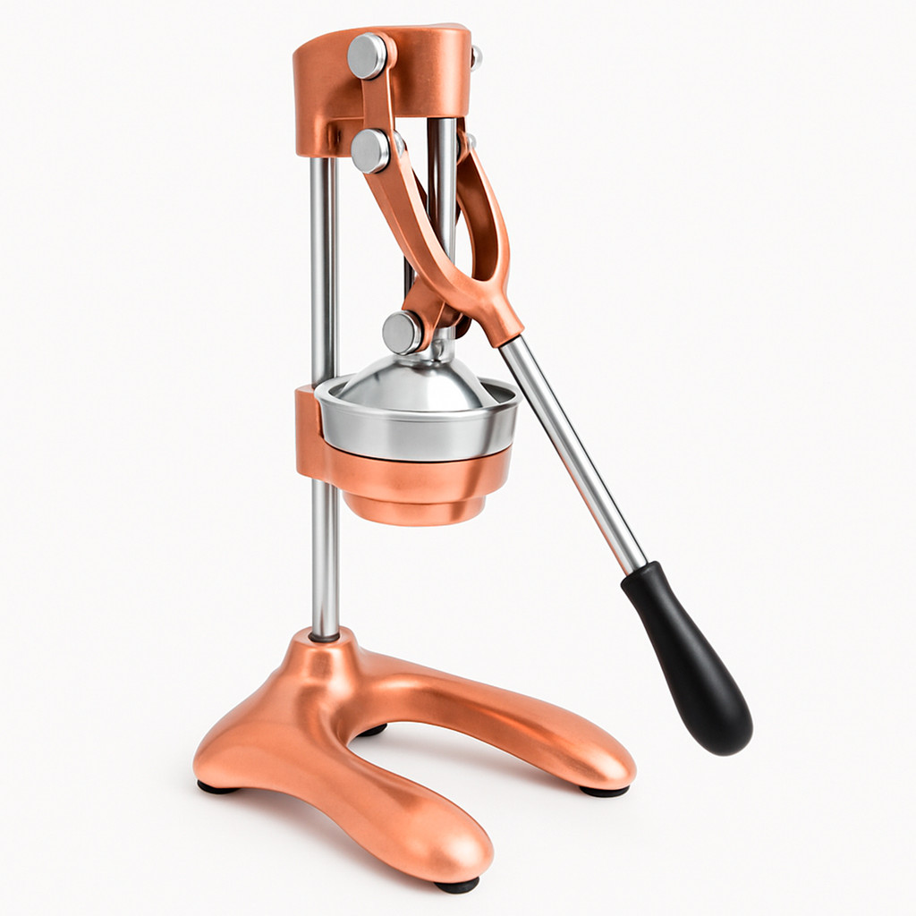 Espremedor de Laranja Frutas Manual em Aço Inox Profissional - Cobre