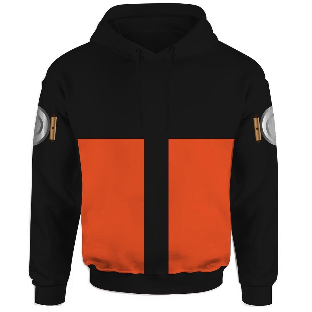 Moletom 3D Blusa De Frio Poliéster N4rut0 Anime J4p0nes Ninjas Jutsus Estampado Shonen Shinobi Vila Guerreiro