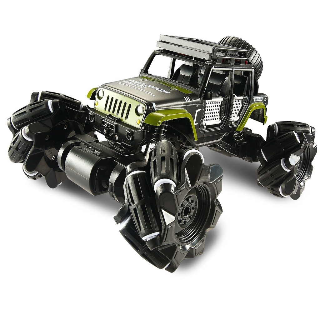 Carrinho de Controle Remoto 4x4 Gira 360 OffRoad Replay Kids em Oferta na Shopee