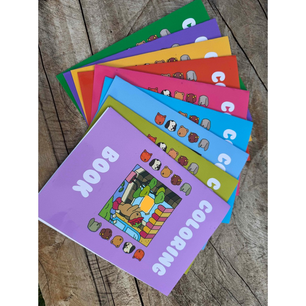 kit livrinhos de colorir URSINHO BOB revista BOBI  revistinha pintar livro GODS GOODS GOODIES GODIES LIVRINHO