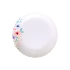 Prato Fundo Floratta 22cm Porcelana Decorada Detalhes Florais Ideal Jantares Refeições Tramontina