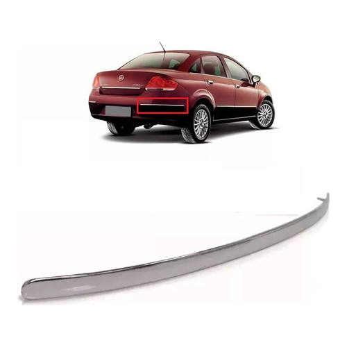 Friso Cromado Parachoque Traseiro Direito Linea 2009 2010 2011 Fiat