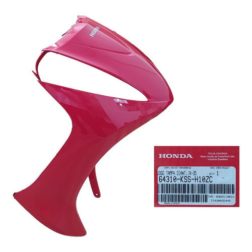 Bico Frontal Biz 125 Es Ex Original Honda 2014 2015 2016 17