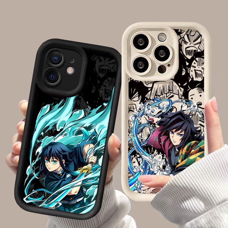 Capa Demon Slayer Muichirou Giyuu Para Samsung Galaxy A53 A52 A52S A06 A05 A05S A04 A04E A12 A13 A22 A23 A32 A33 A51 A71