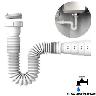 Sifão Sanfonado Universal Extensivo Pia Lavatório Tanque em Oferta na Shopee