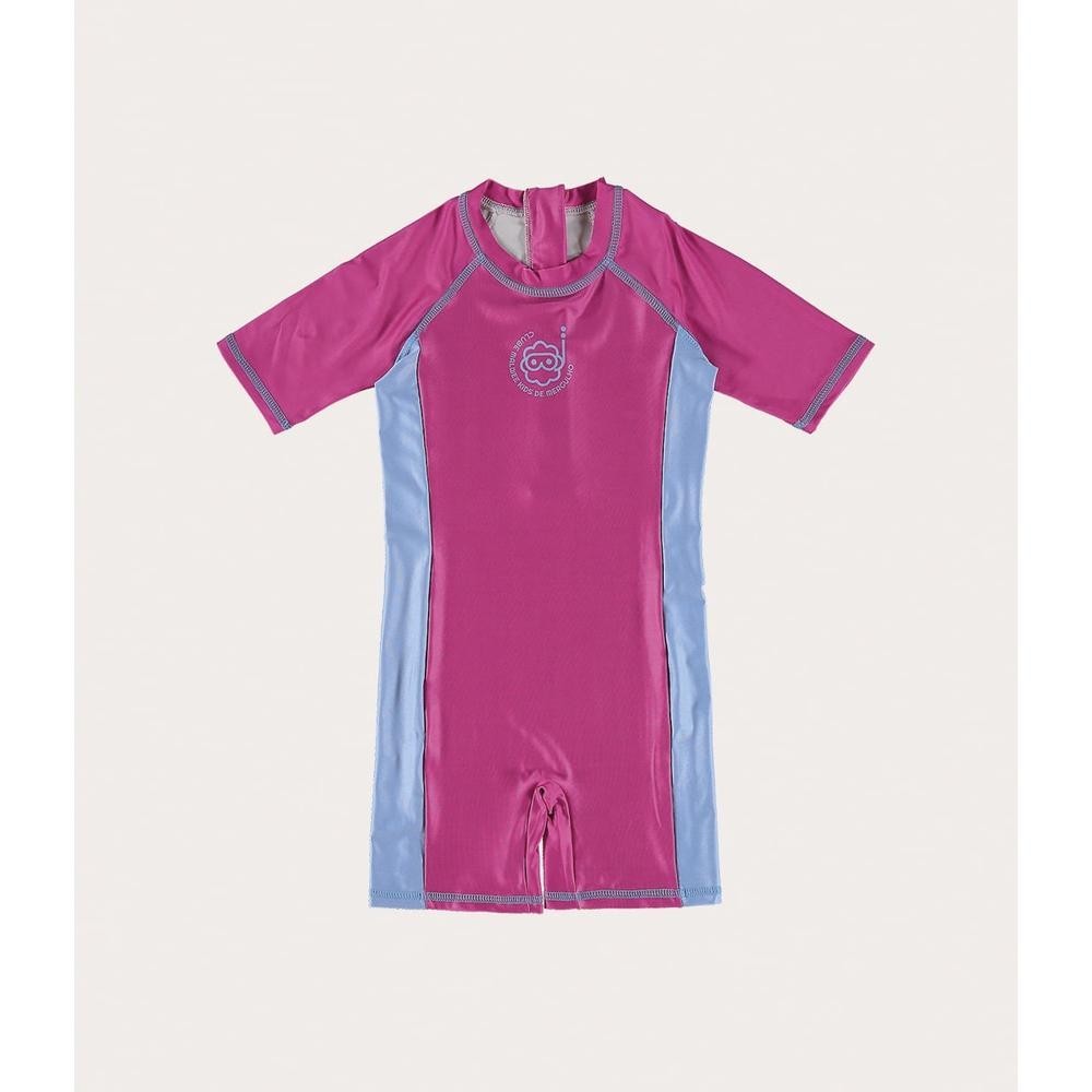 Macacão Infantil Unissex Clube De Mergulho Em Malha UV50+ Malwee Kids em Oferta na Shopee