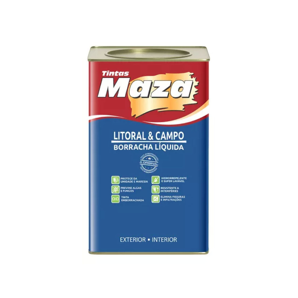 Tinta Premium Borracha Liquida Maza 16L Algodão Egipcio