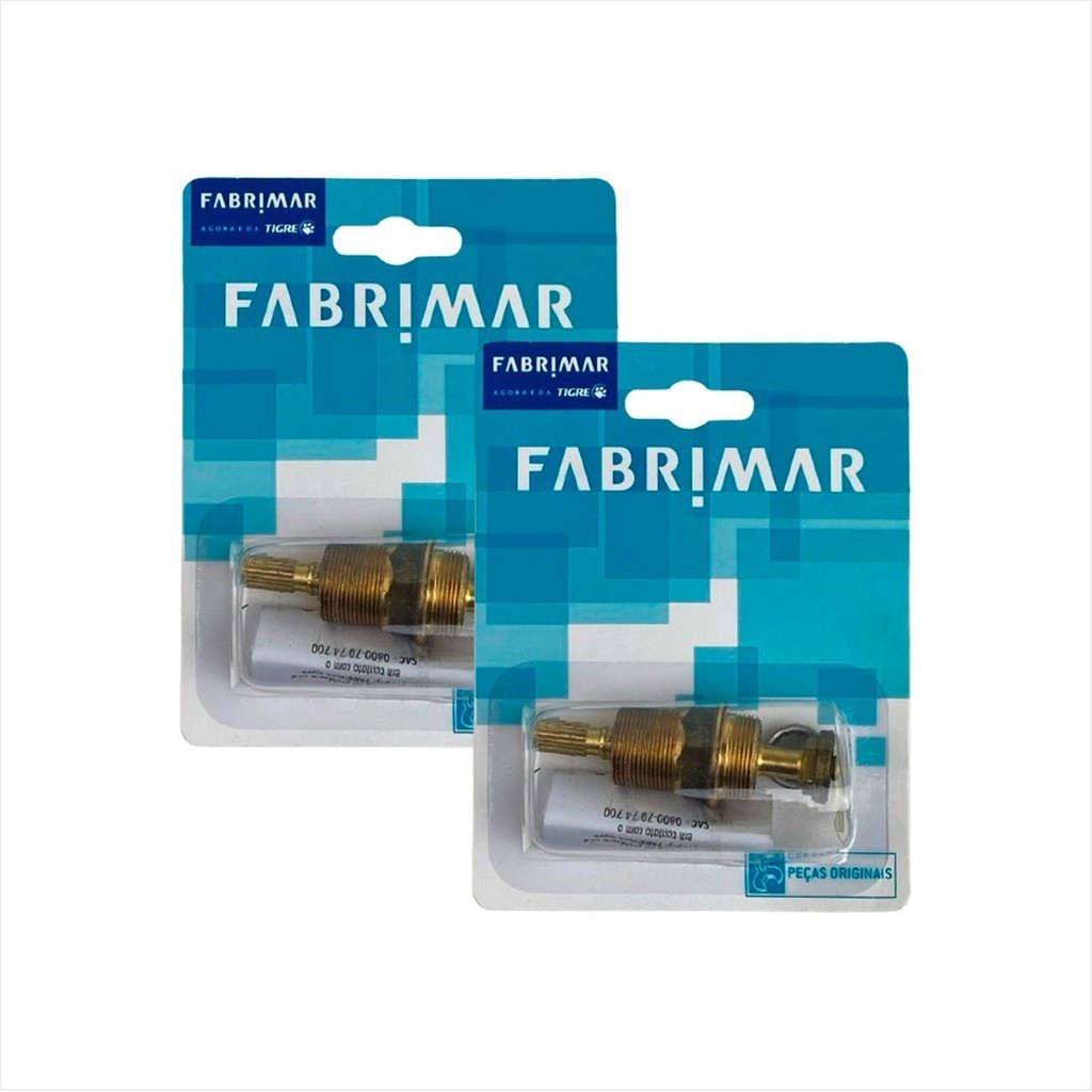 Kit 2 Reparo Castelo P/ Registro Pressão Fabrimar 1/2 3/4 (02373)