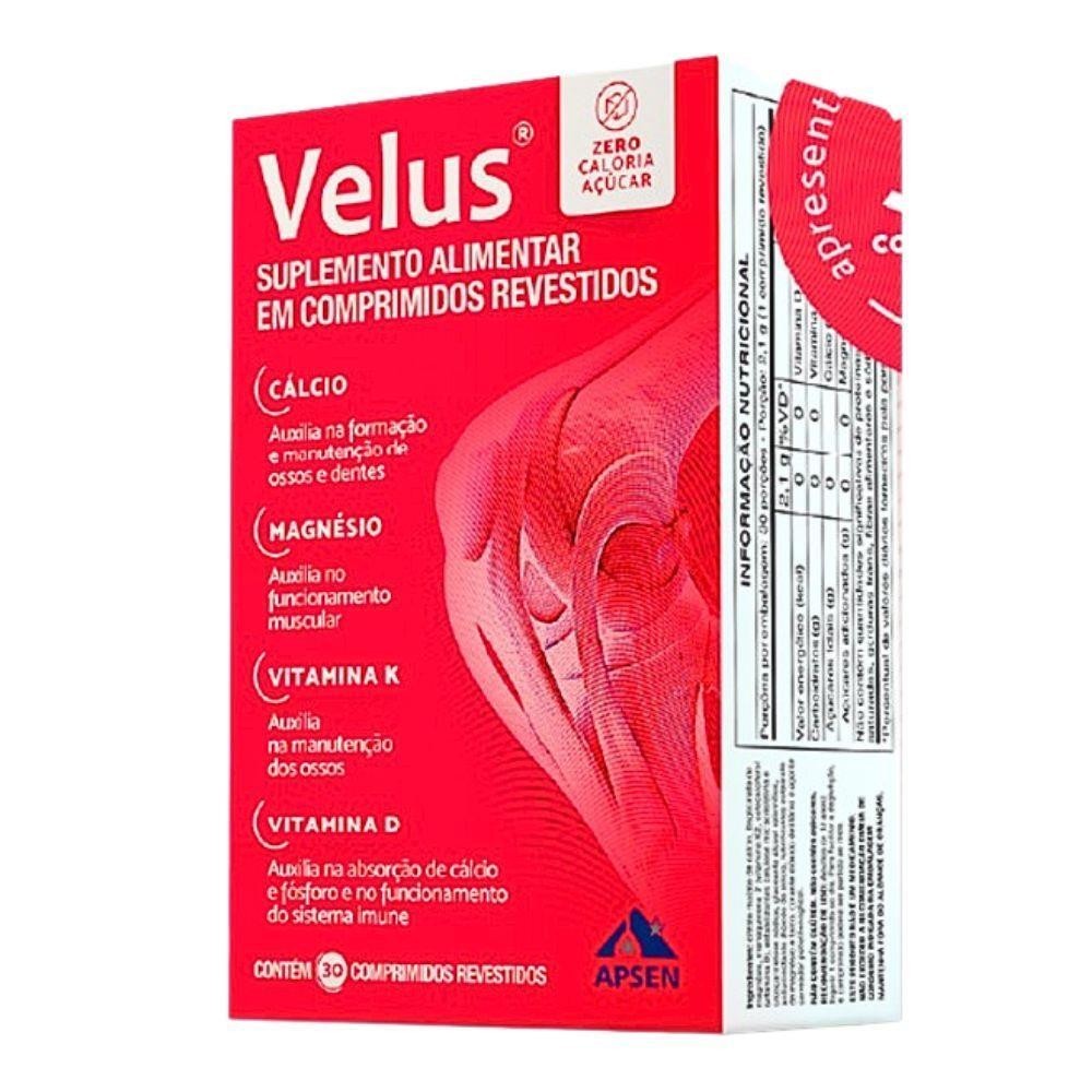 VELUS MAGNÉSIO COM 30 COMPRIMIDOS - Health