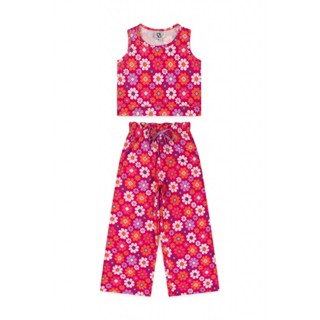Conjunto Infantil Feminino Estilo Floral em Oferta na Shopee