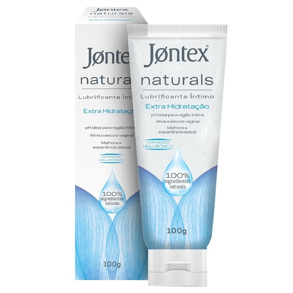 Detalhes do Gel Lubrificante Intimo Jontex Naturals Extra Hidratacao 100g