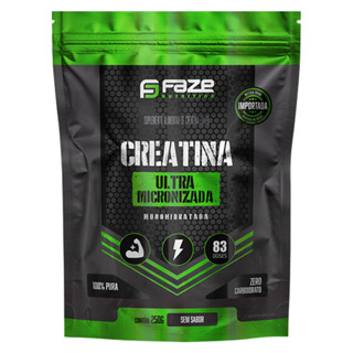 Creatina Monohidratada 100 % Pura Ultra Micronizada 250g  Faze Nutrition Laudo Aprovado