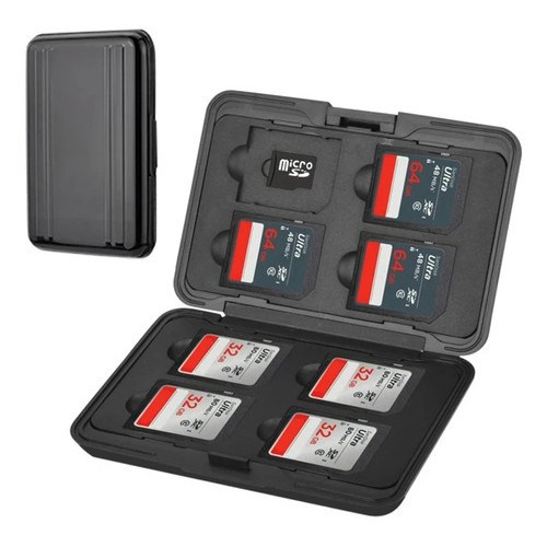 75% - Case Micro E Sd Aluminio Porta Cartão Memória Estojo
