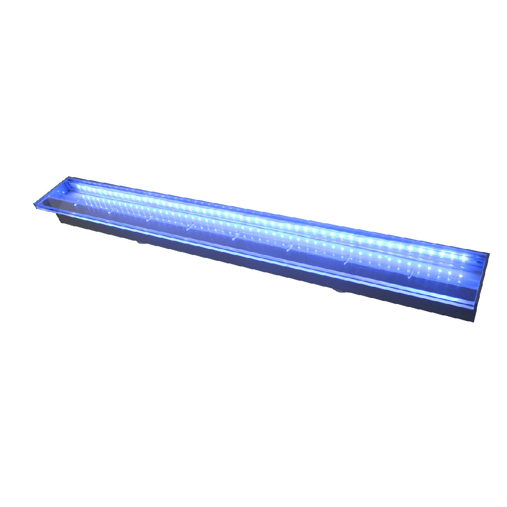 Cascata Acrílica Com Led Iluminação De Embutir 90cm Piscina