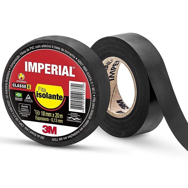 Fita Isolante 3M Imperial 18MM X 20M - Home & Living