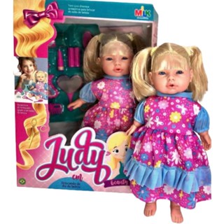 Boneca Judy Beauty Salão de Beleza Com Acessórios - Milk Brinquedos - em Oferta na Shopee