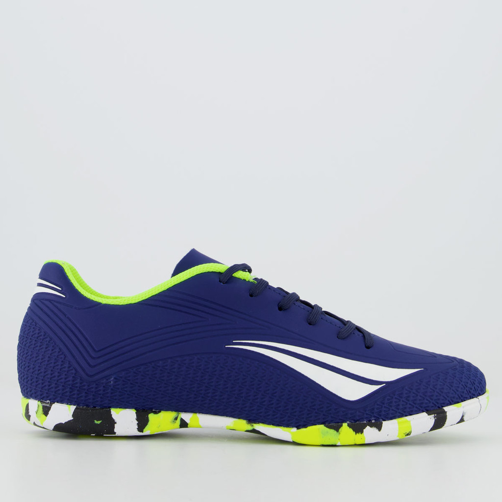 Chuteira Penalty Fúria XXII Futsal Marinho em Oferta na Shopee