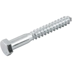 Parafuso Sextavado Rosca Soberba 3/8'' x 75 mm Cartela com 2 peças Vonder