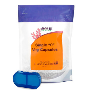 Caps vazias Now Foods Pacote com 300un + Porta Cápsulas em Oferta na Shopee