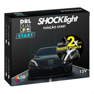 FITA DE LED DRL DUAL COLOR 30 CM SHOCKLIGHT em Oferta na Shopee