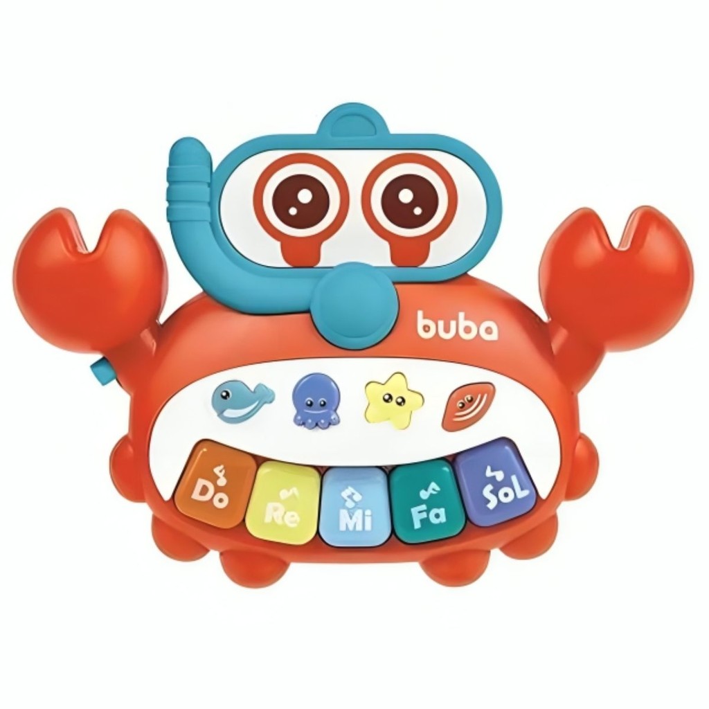 Caranguejo Musical De Atividades Com Efeitos Sonoros 18812 - Buba em Oferta na Shopee