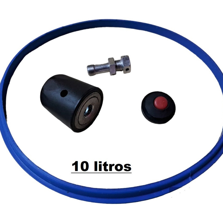 Kit Reparo Peso Pino Selo Borracha de Silicone Panela de Pressão 10 Litros