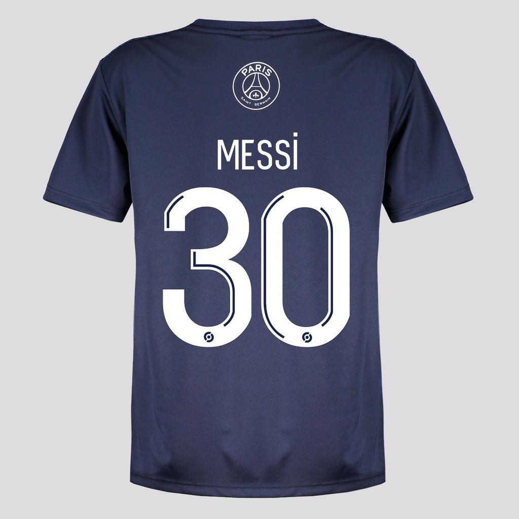 Camisa PSG Clove 30 Messi Infantil Azul - Sports & Outdoors