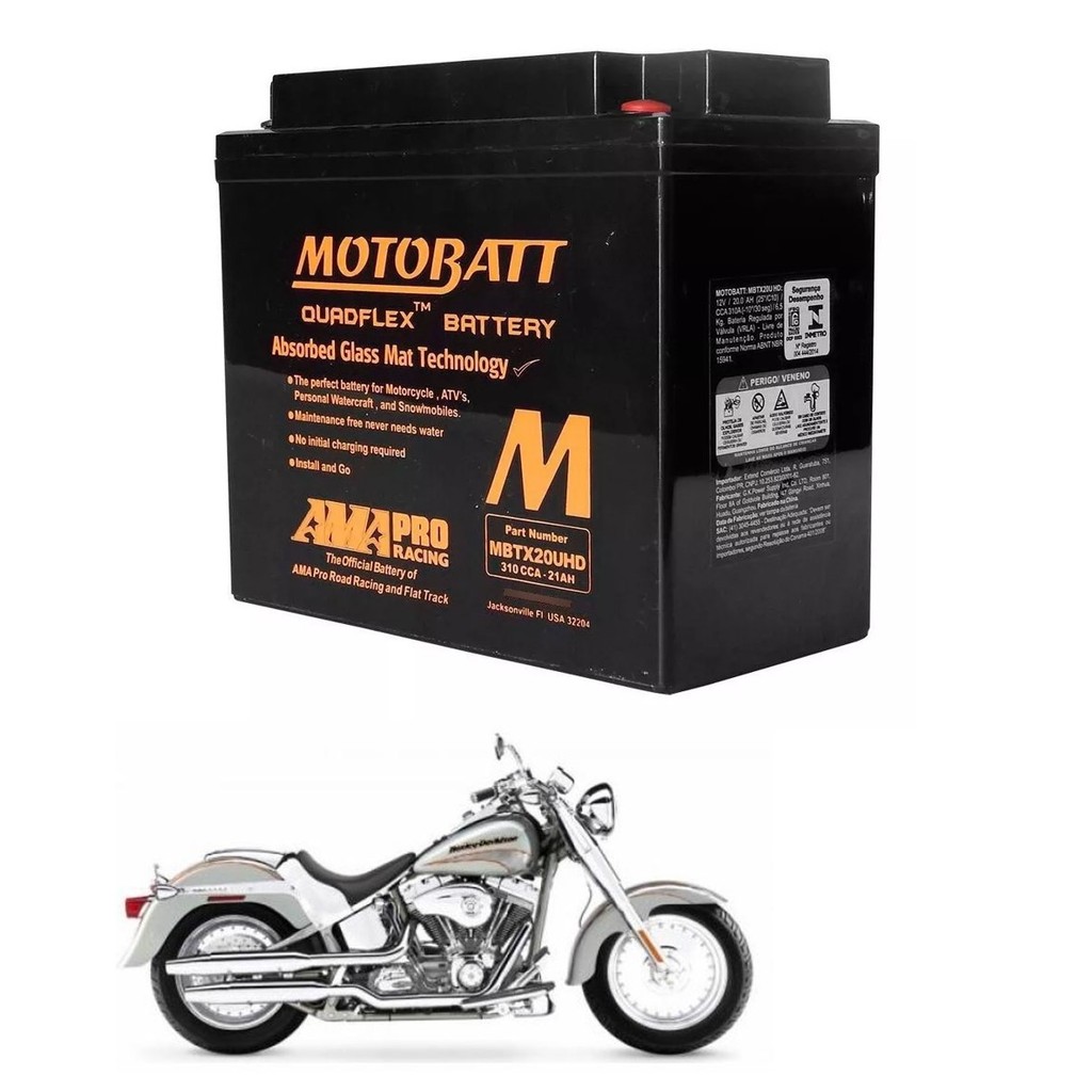 Bateria Softail Fat Boy Screamin Eagle HARLEY DAVIDSON