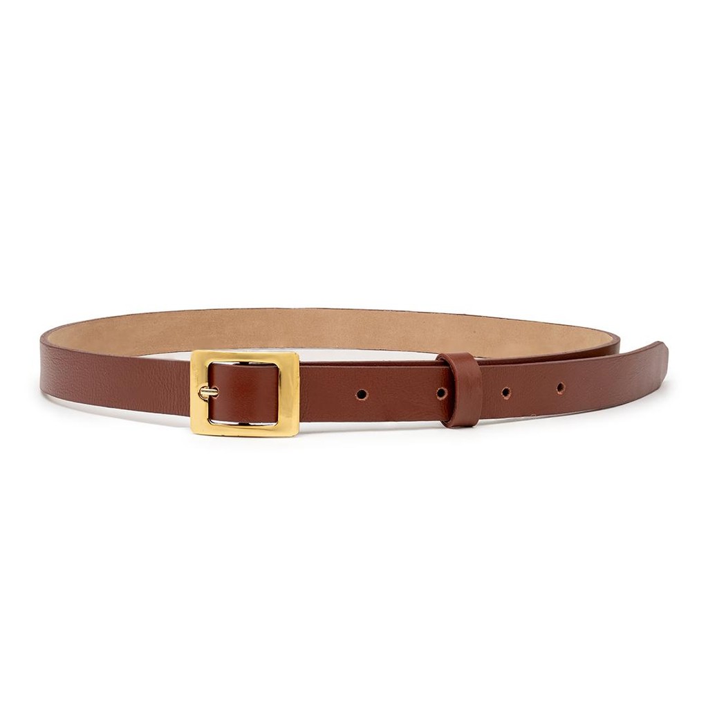 Cinto Feminino Luxo Fino Casual Moda Mulher 100% Couro Legítimo em Oferta na Shopee