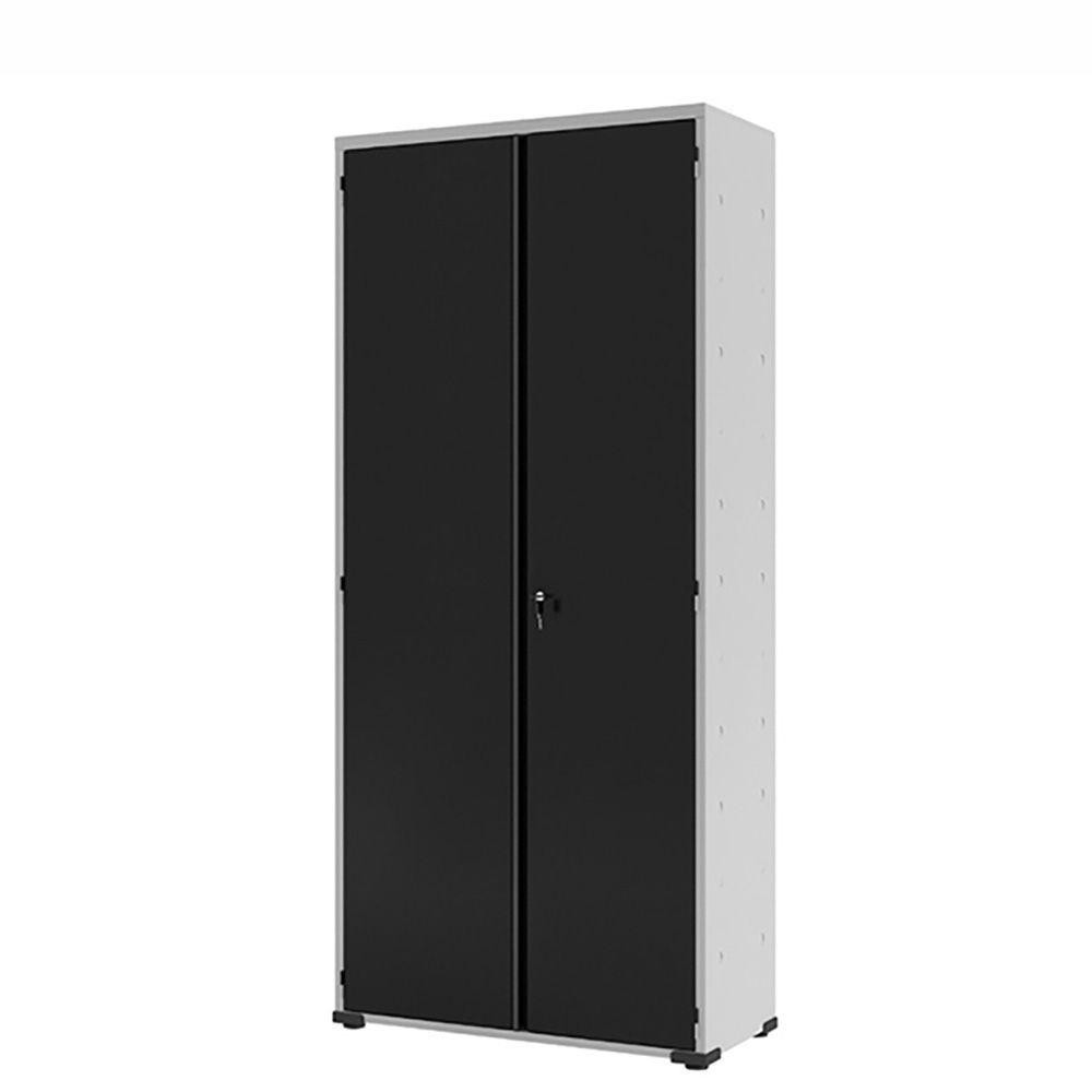 Armário Aço Escritório Fechadura 3 Prateleiras Preto em Oferta na Shopee