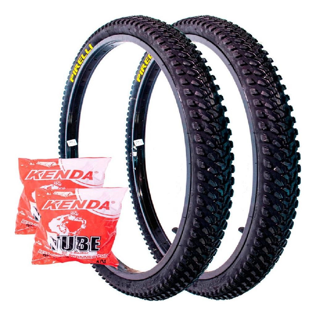 2 Pneu Pirelli 26 Scorpion Mtb Aro 26x2.0 + 2câmara 26 Kenda em Oferta na Shopee