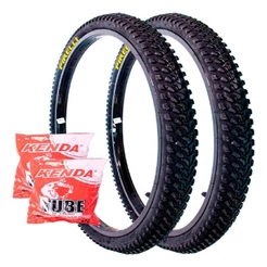 PAR PNEUS PIRELLI SCORPION MTB ARO 26X2.0 + 2 CÂMARAS KENDA ARO 26