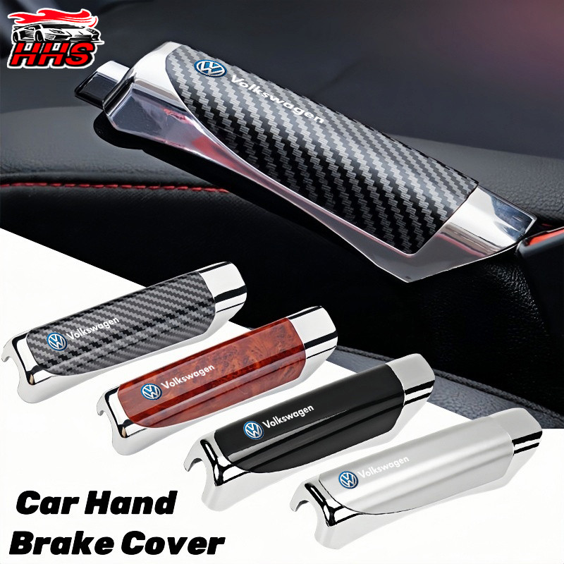 Capa Universal Para Freio De Mão De Carro Volkswagen Protetora Antiderrapante De Fibra De Carbono Acessórios Internos Golf Jetta Passat Tiguan Amarok Beetle