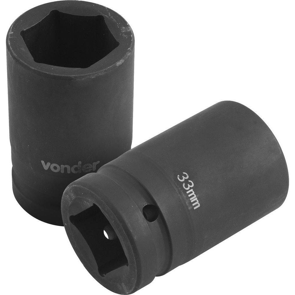 Soquete sextavado impacto encaixe 1" 33mm fosfatizado Vonder em Oferta na Shopee