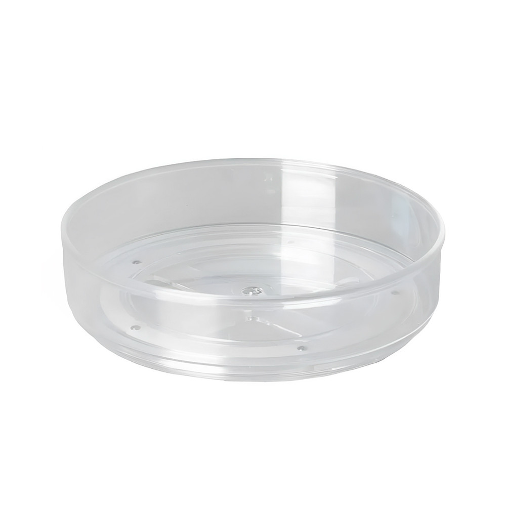 Organizador Redondo Diamond Elegance Giratório Paramount em Acrilico Transparente 18x4cm