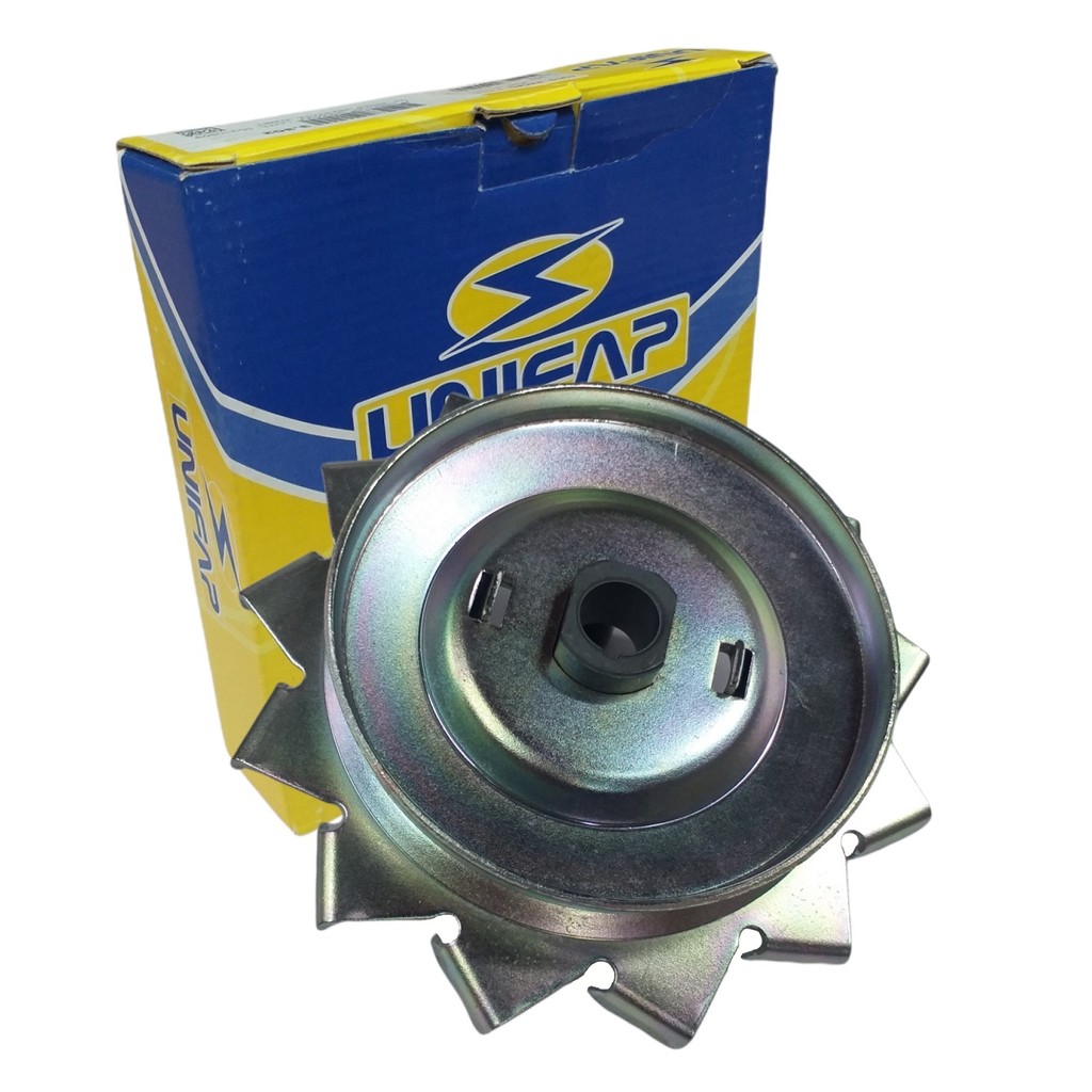 Polia Aletada Alternador Brasilia Fusca Kombi 1300 1500 1600