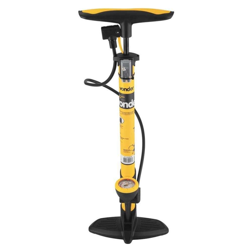 Bomba Para Encher Pneus Reforçada Manômetro Indica Pressão em Oferta na Shopee