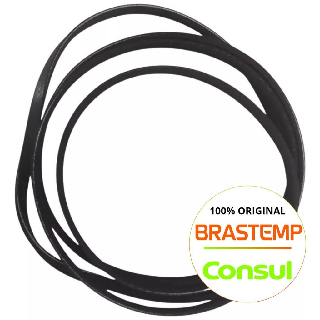 CORREIA DO TAMBOR PARA SECADORA BRASTEMP ORIGINAL BSR10-BSX10-BSI10 W10284848