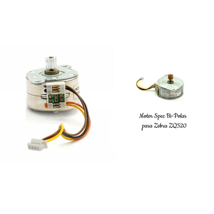 Motor Spec Bi-polar (P1066276) para Impressora Zebra ZQ520 (Peças de reposição)