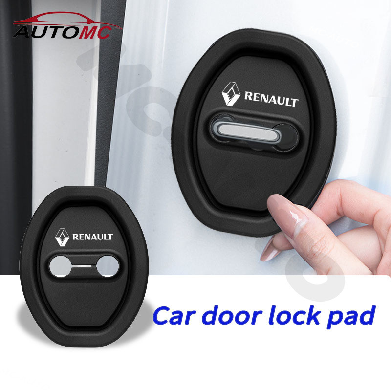 Renault Silicone Proteção Da Fechadura Porta Do Carro De Proteção Anti-Choque Renault Captur Sandero Logan Kwid Koleos
