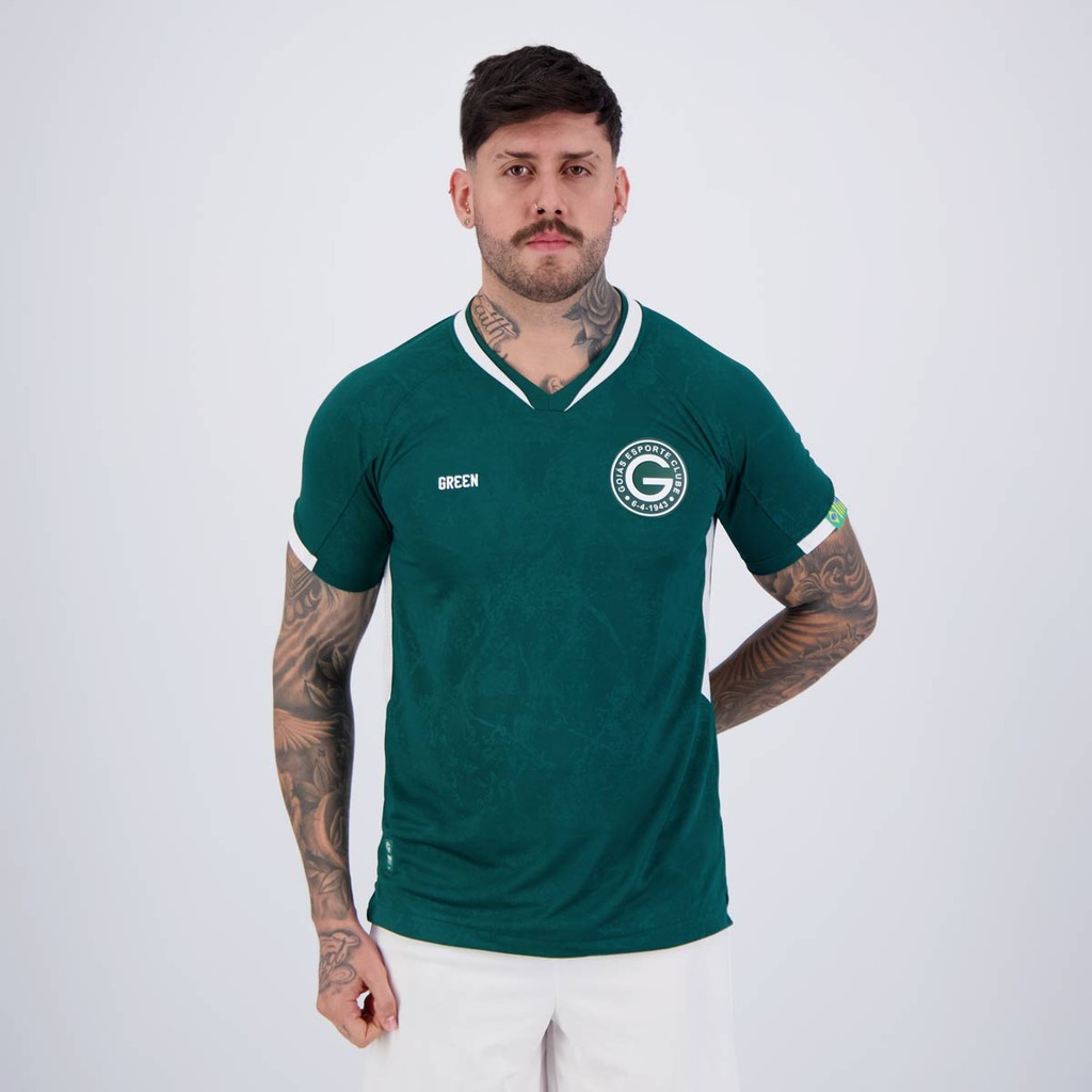 Camisa Gr33n Goiás I 2024 em Oferta na Shopee