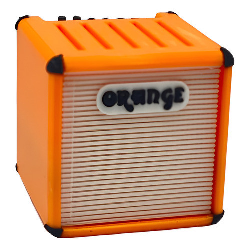 Porta 5 Palhetas Mini Amplificador Orange Em 3d