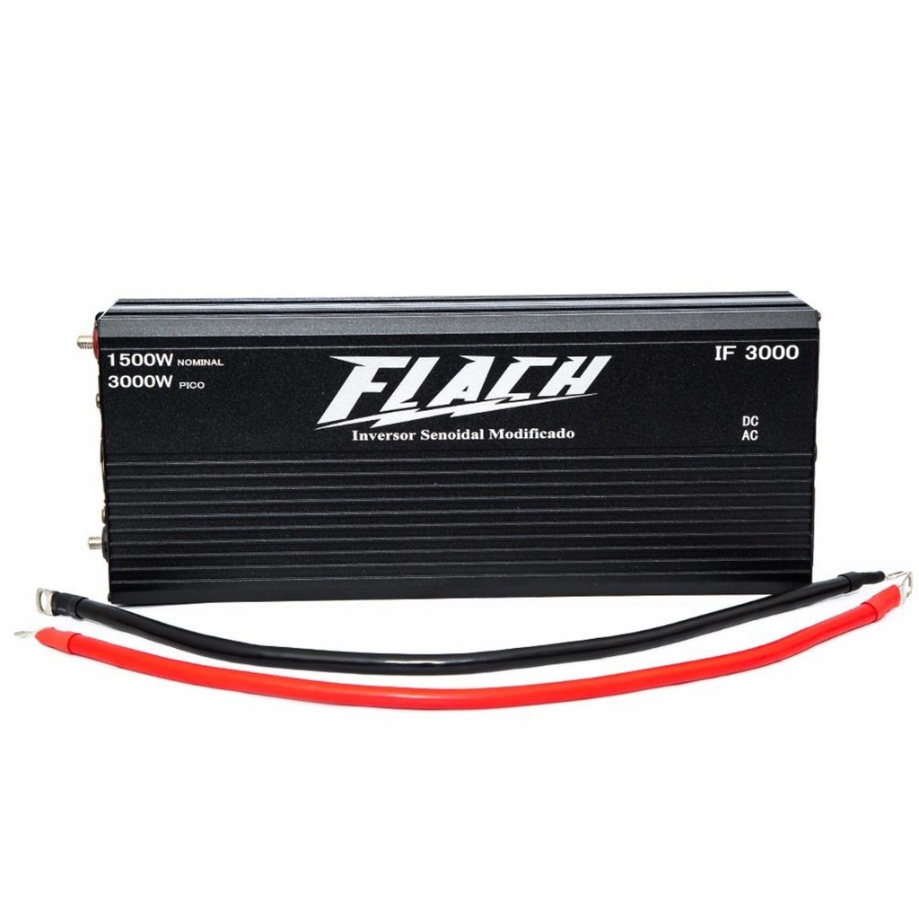 Inversor De Tensao - 12v/127v - 3000w Pico-1500w Nominal - Flach