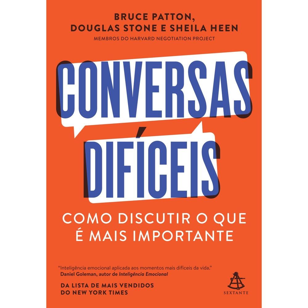 Capa do livro Conversas difíceis