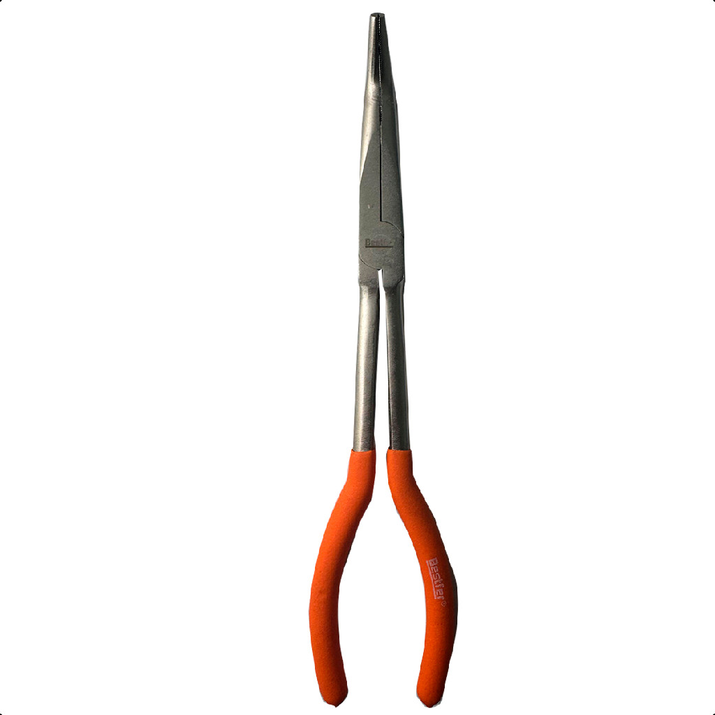 Alicate Extra Longo Bico Curvo 11 Pol Profissional - Bestfer em Oferta na Shopee