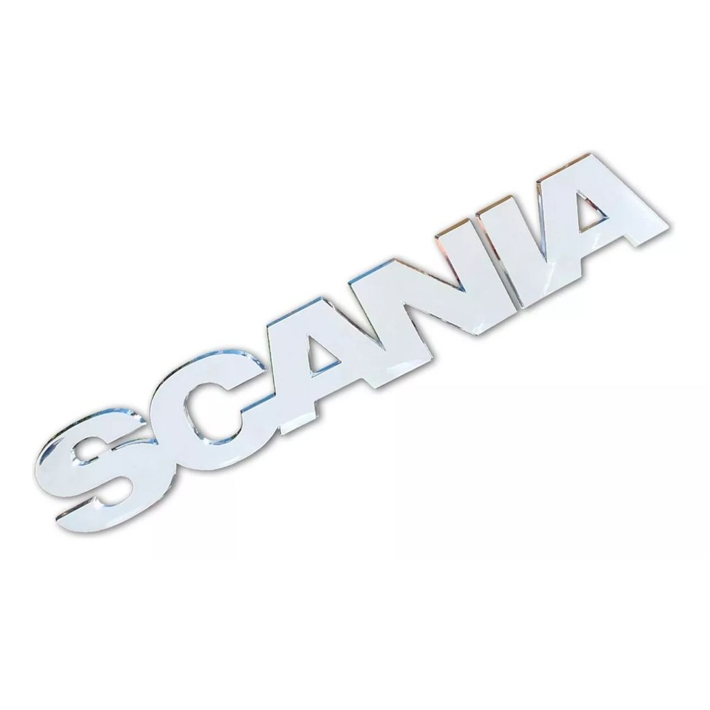 Emblema Cromado Da Grade Compatível Scania G/R S5 Moderno