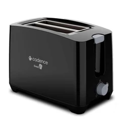 Torradeira Preta Croc! Cadence 220V