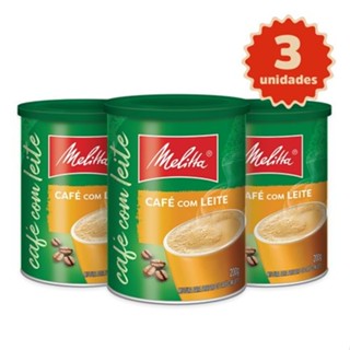 Kit 3 Cafés com Leite Melitta® 200g em Oferta na Shopee