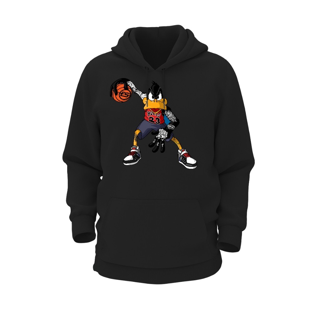 Moletom Blusa de Frio Algodão Personagens Patolino Basquete Desenhos